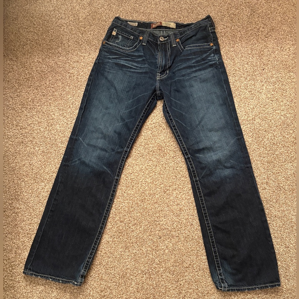 Big Star Men's Dark Blue Bootcut Jeans